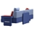 Luxury Haymann Sofa Model in FBX 3D model small image 4