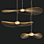 Elegant Metal Pendant Light Fixture 3D model small image 1