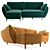 Idyllic Corner Sofa Bed "Brashi 3D model small image 2