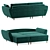 Idyllic Corner Sofa Bed "Brashi 3D model small image 4