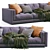 Modern Luxury Sofa LUCIEN Flexform 3D model small image 5