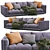 Modern Luxury Sofa LUCIEN Flexform 3D model small image 7