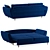 Volga Sofa Bed: Bragi 3D model small image 4