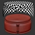 Round Fabric Outdoor Pouf Ethimo 3D model small image 3