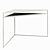 Hiba Steel Corner Shelf 3D model small image 4