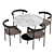 Kashmir Chair Dining Set 2014 3D model small image 2