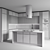 Modern 3D Kitchen Model Set 3D model small image 5