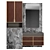 Modern Bathroom Vanity Set 3D model small image 1