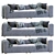 Minimalist Hay Mags Sofa Set 3D model small image 2