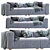 Minimalist Hay Mags Sofa Set 3D model small image 3