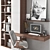 Modern Office Furniture Set 3D model small image 3
