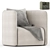 Contemporary Fauteuil Coso Armchair 3D model small image 1