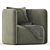 Contemporary Fauteuil Coso Armchair 3D model small image 2
