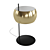 Modern Black Brass Table Lamp 3D model small image 3