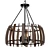 Bronze Circular Pendant Light 3D model small image 1