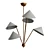 Amber Lewis Mantis Chandelier: Retro-Modern 3D model small image 5