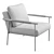 Contemporary Boucle Atticus Armchair 3D model small image 5