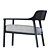 Molteni & C WALTER Armchair 3D model small image 2