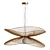 Elegant Libellule Pendant Light 3D model small image 1