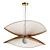Elegant Libellule Pendant Light 3D model small image 3