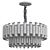 Elegant Crystal Chandelier Lamp 3D model small image 2