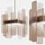 Luxury Sicis Mosaic Ceiling Lamp 3D model small image 1