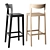 Modern Swivel Barstool 20,702 Polygons 3D model small image 2