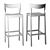 Modern Swivel Barstool 20,702 Polygons 3D model small image 3