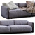 Contemporary Edmond Flexform Sofa 3D model small image 6
