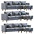 Stylish Karlstad IKEA Sofa Model 3D model small image 4