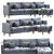 Stylish Karlstad IKEA Sofa Model 3D model small image 1