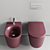 Nolita Wall-Hung WC and Bidet 3D model small image 3