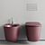 Nolita Wall-Hung WC and Bidet 3D model small image 4