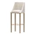 Elegant Bar Chair GEISHA 3D model small image 1