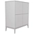 Fjord 4-Drawer Ellipse Cabinet 3D model small image 10