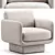 Lilas Armchair: Modern Italian Design 3D model small image 1