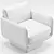 Lilas Armchair: Modern Italian Design 3D model small image 5