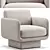 Lilas Armchair: Modern Italian Design 3D model small image 6