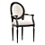 Luxe Natural Linen Armchair 3D model small image 1