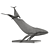 PBR Whale & Bat Sculptures 3D model small image 8