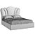 Vary Bed Collection Panel Bed 3D model small image 3