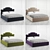 Vary Bed Collection Platform Bed 3D model small image 4