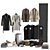 Sleek Wardrobe Vol. 06 Design 3D model small image 3