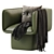 Contemporary Missana Block Armchair 3D model small image 1
