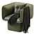 Contemporary Missana Block Armchair 3D model small image 2