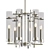 Elegant Giuliano chrome model chandelier 3D model small image 1