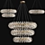 Sleek Beatrix Metal Glass Lamps 3D model small image 1