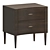 Sleek Percy Bedside Table 3D model small image 1