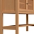 Scandinavian Retro Pine Console 3D model small image 4