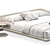 Scandinavian Modern Bed 3D Model 3D model small image 2